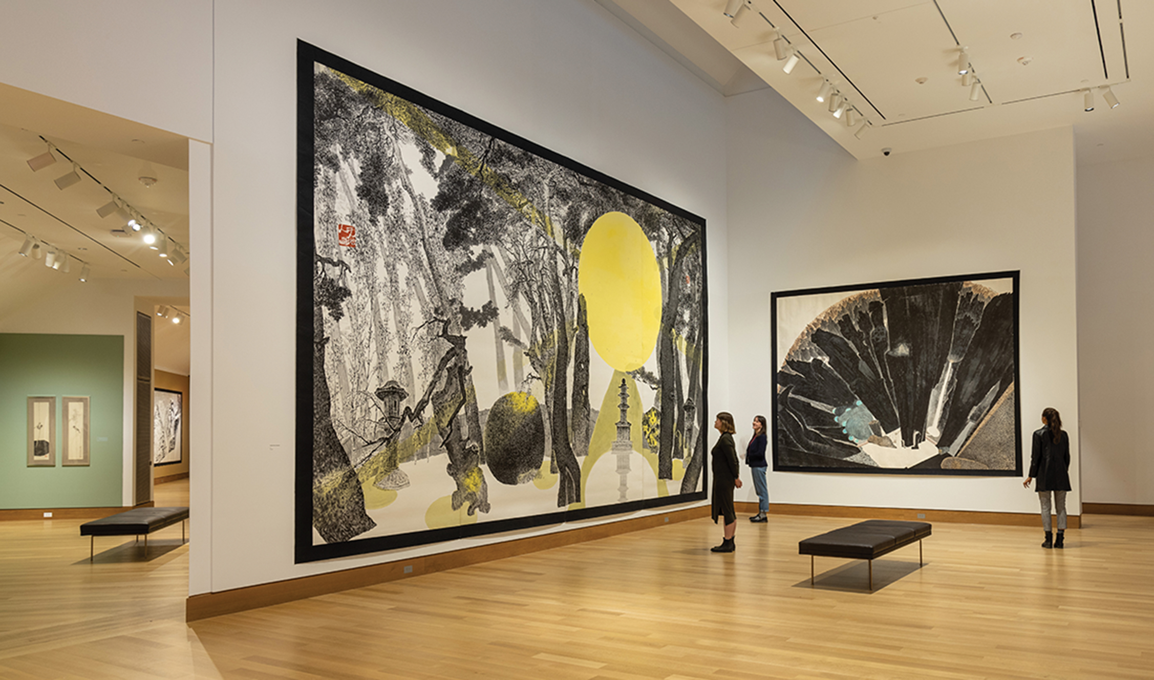 Paintings in gallery