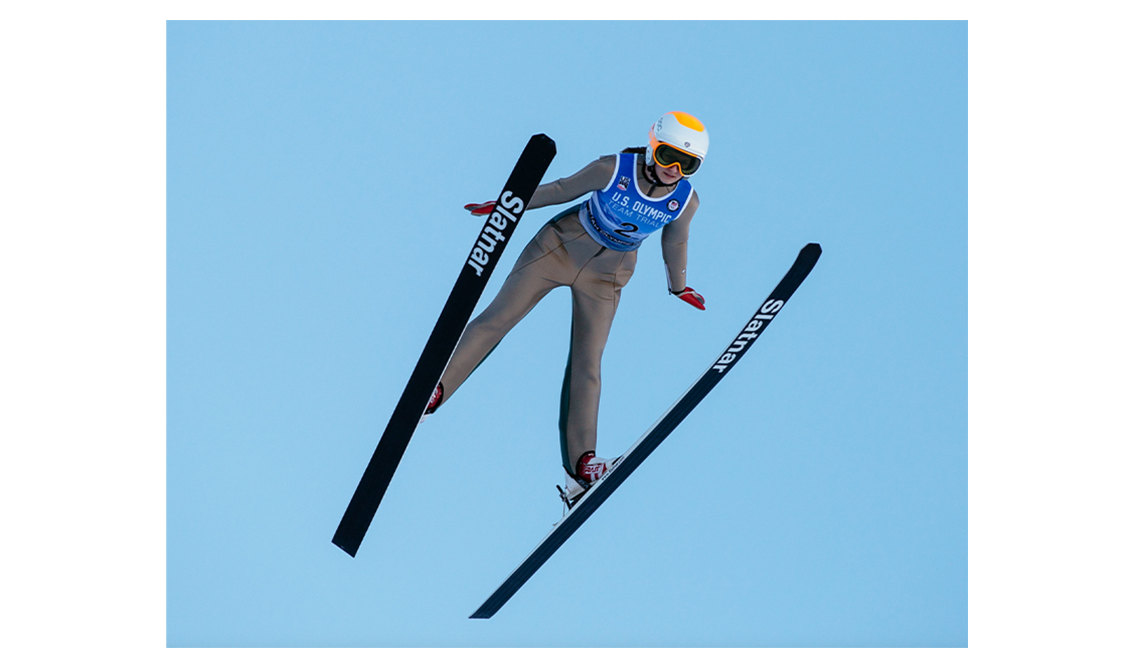 Skier in air