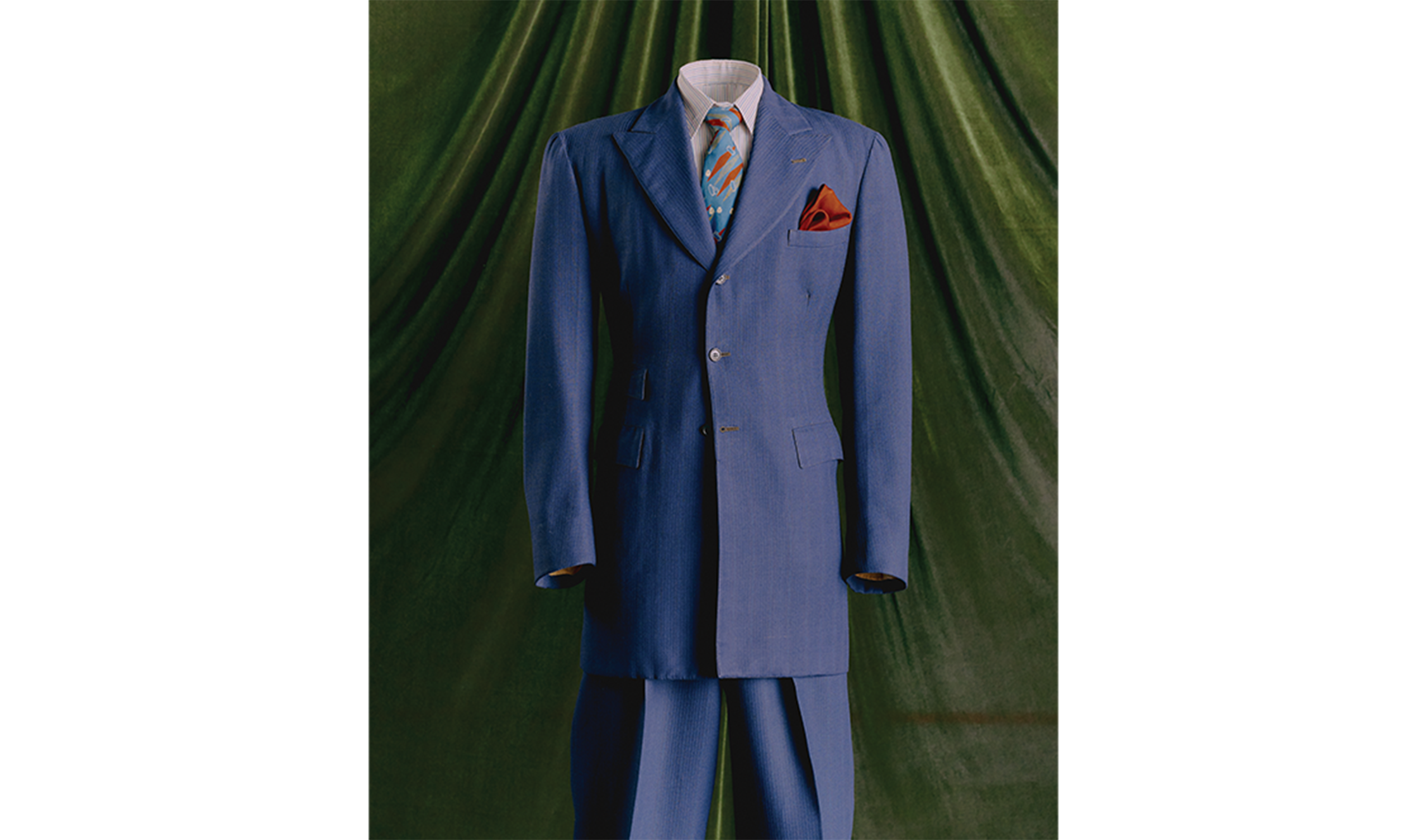 Blue suit