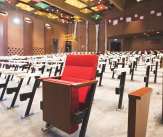 Chairs in auditorium