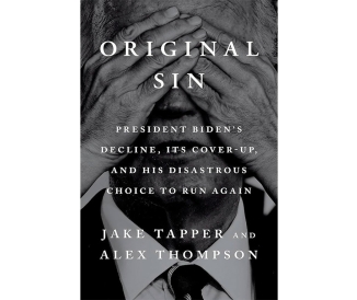 Book cover Original Sin with photo of hands over face