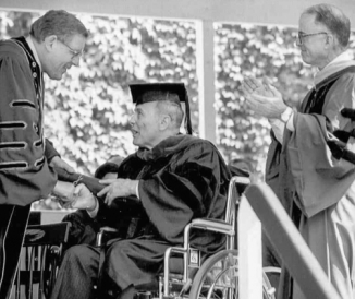 Alan Reich Honorary Degree President James Freedman Dartmouth