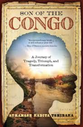 Congo book cover with person's face