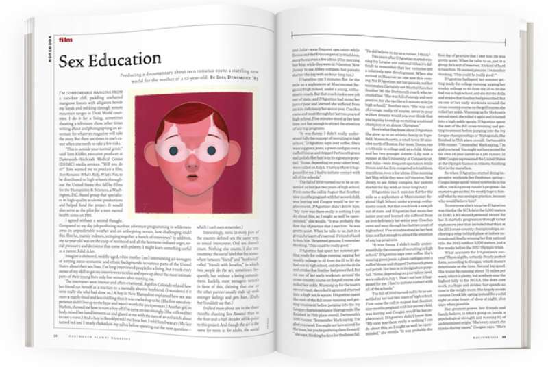 Sex Education Dartmouth Alumni Magazine 
