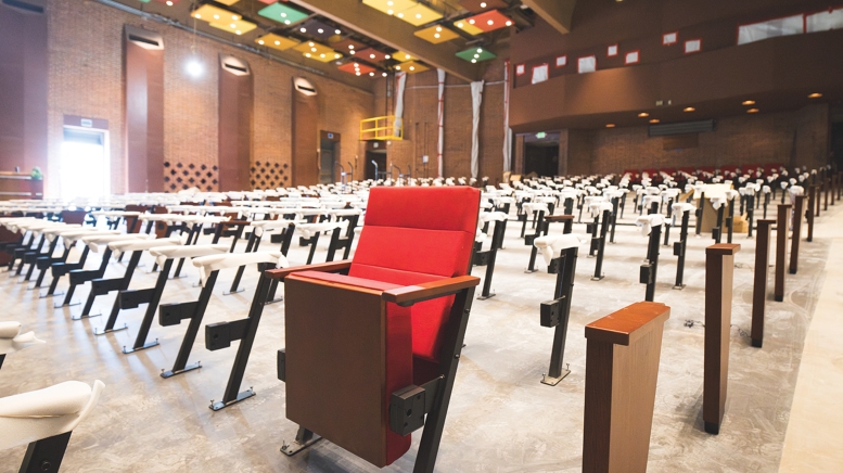 Chairs in auditorium