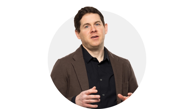 Man talking with hands