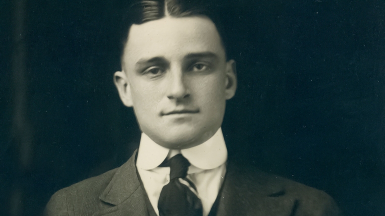 Man wearing suit and tie