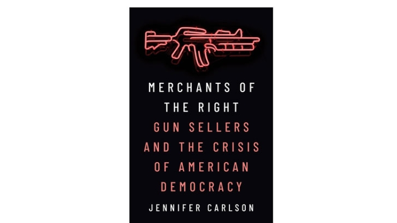 Book cover with gun