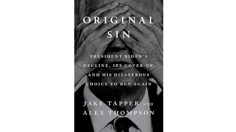 Book cover, person with hands over eyes