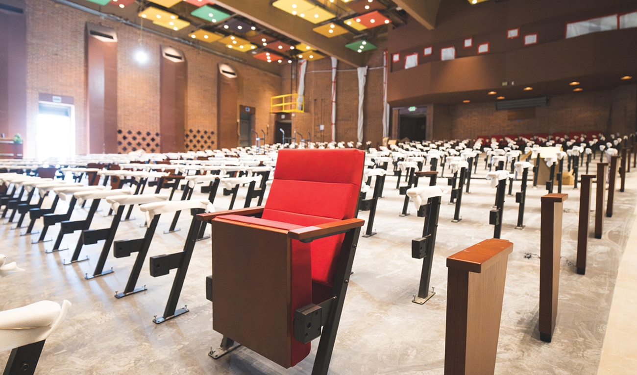 Chairs in auditorium