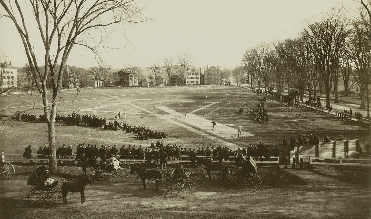 Baseball game in 1885