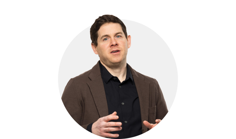 Man talking with hands