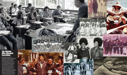 collage of women from Dartmouth over the years