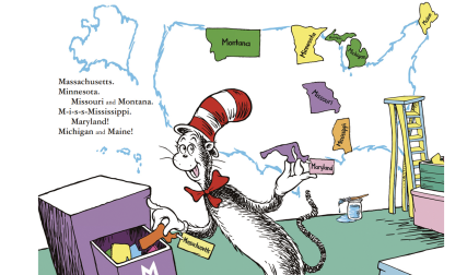 Cat in the Hat illustration