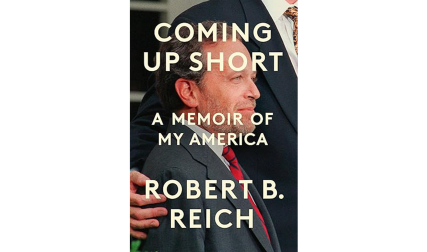 Book cover with man in suit