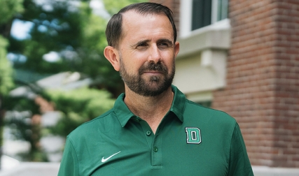 Man wearing polo shirt