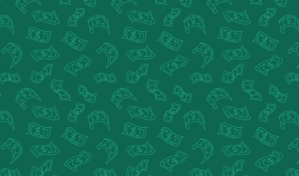 Illustration of dollar bills