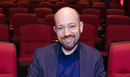 Man sitting in theater