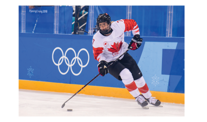 Team Canada hockey player