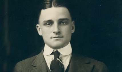 Man wearing suit and tie