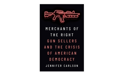 Book cover with gun