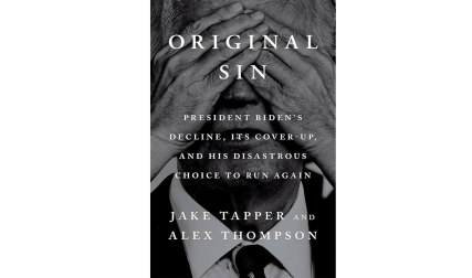 Book cover, person with hands over eyes