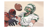 Illustration of two football players