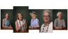 Portraits of five older women