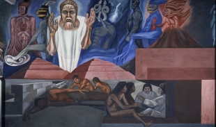 "Coming of Quetzalcoatl," Jose Clemente Orozco