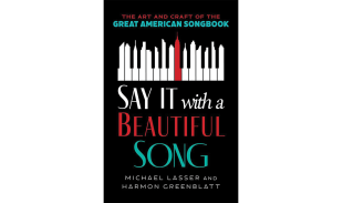 Book cover with piano keys